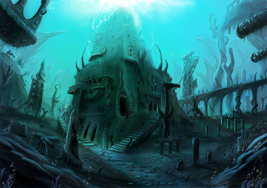 Misteri Kota R’lyeh: Legenda Horor Kota Bawah Laut Cthulhu